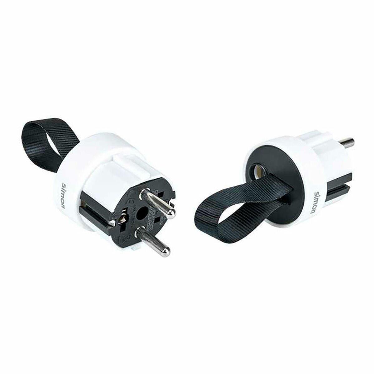 Clavija de enchufe Simon Blanco 250 V