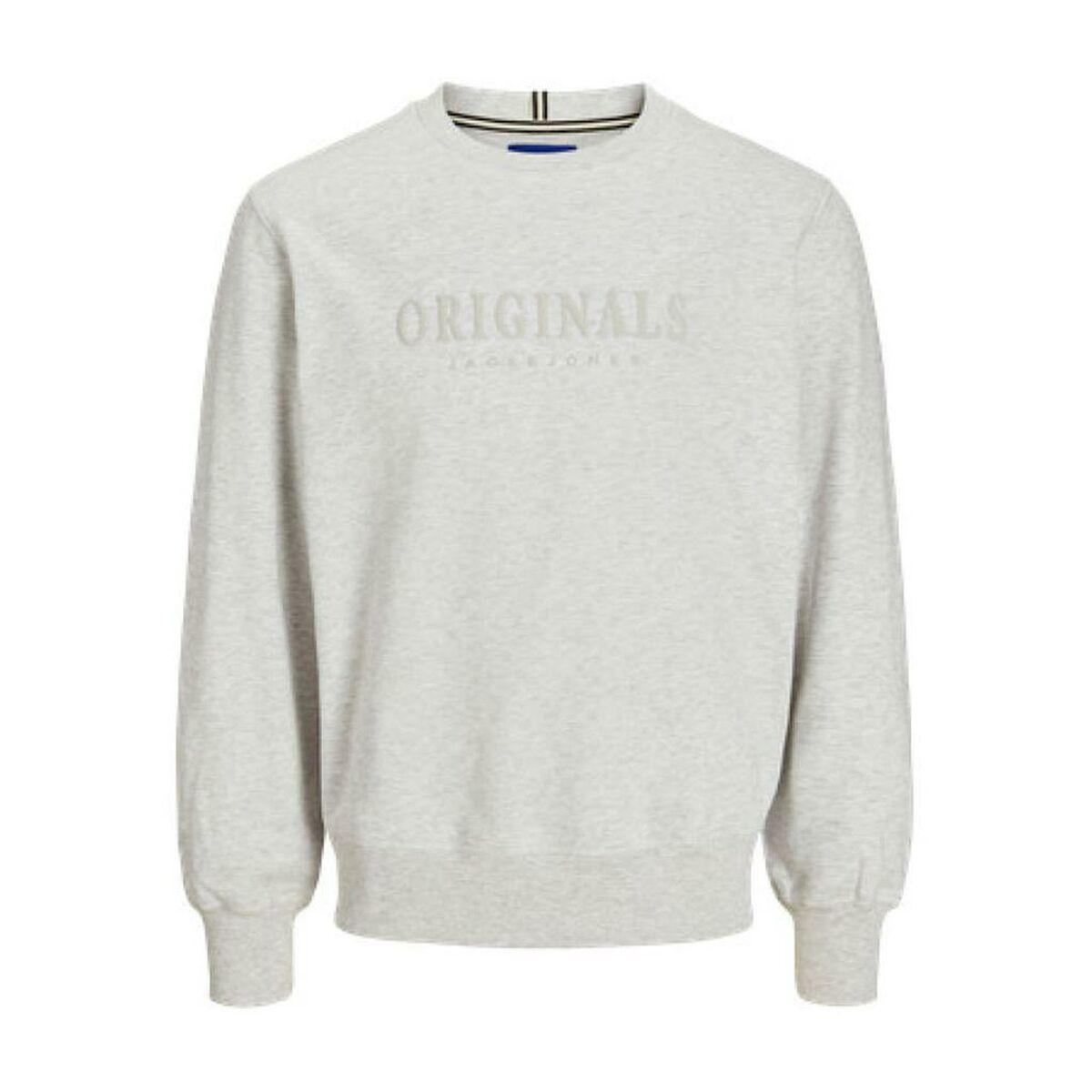 Sudadera sin Capucha Hombre Jack & Jones JORFREDERIKSBERG SWEAT 12265756 Gris