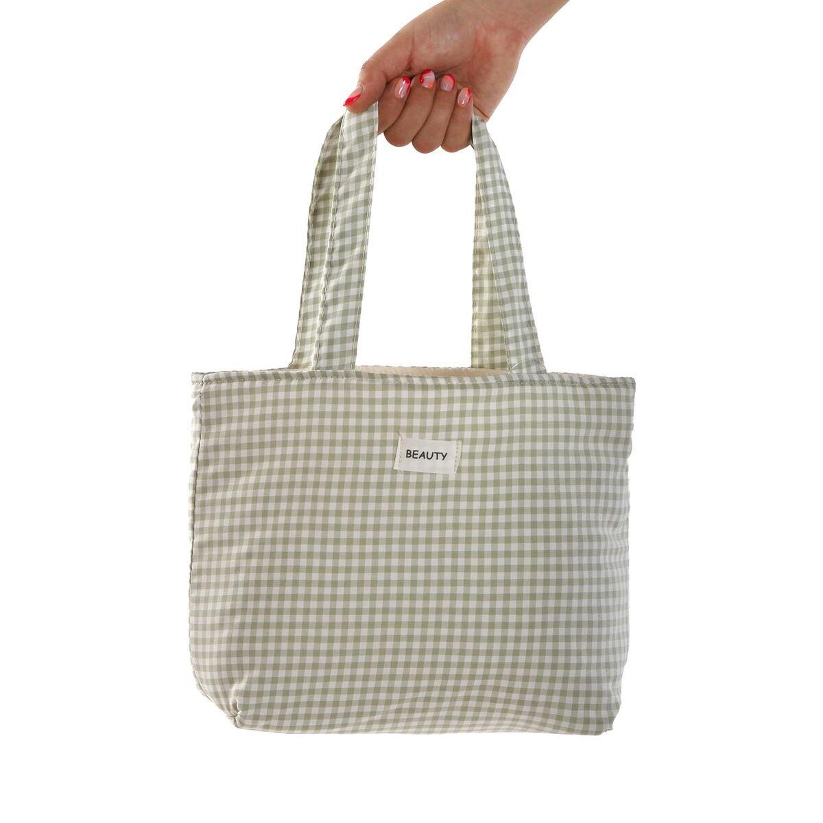 Bolso Mujer Versa Vichy Verde 9 x 22 x 23 cm