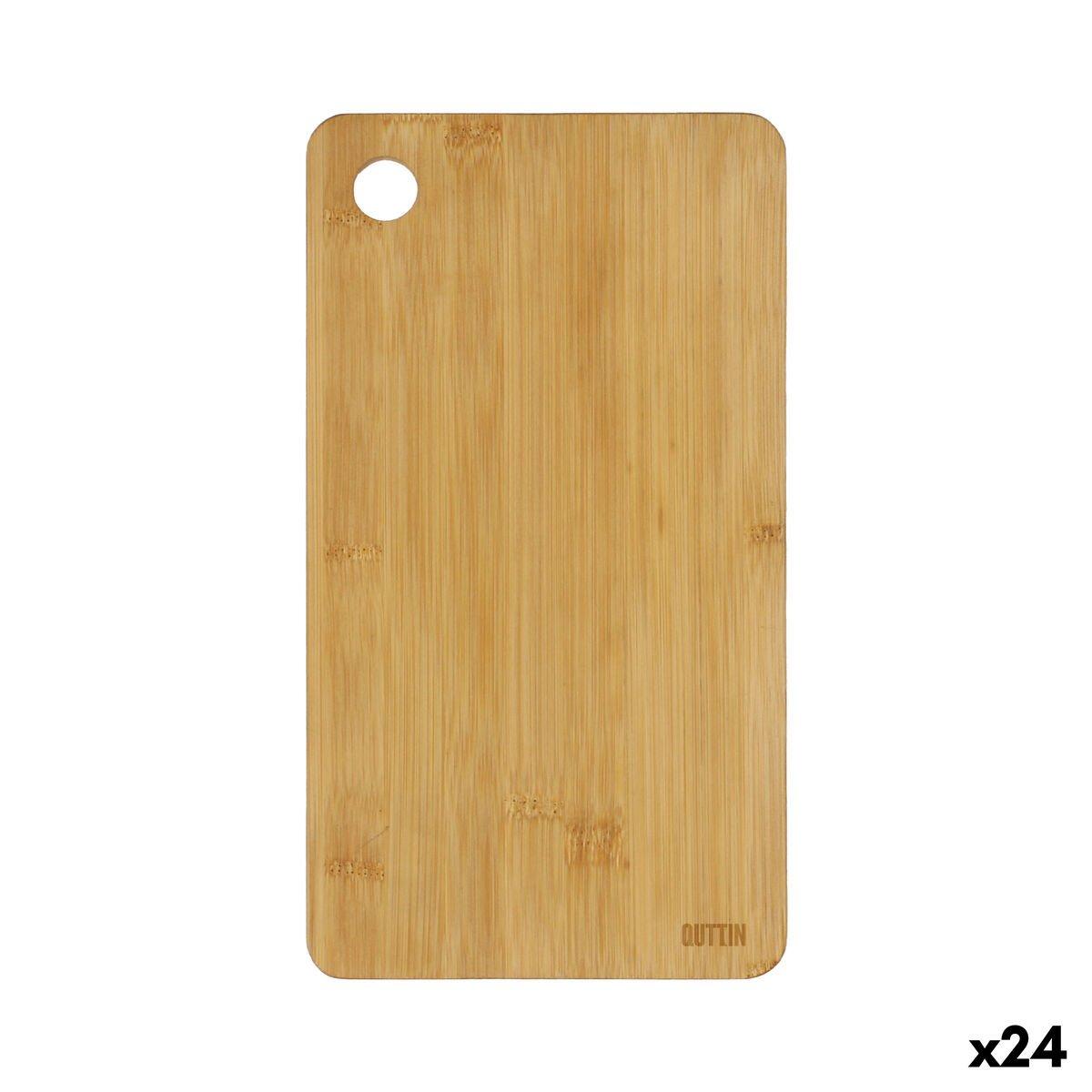 Tabla de cortar Quttin Marrón 27 x 15 x 0,8 cm (24 Unidades)