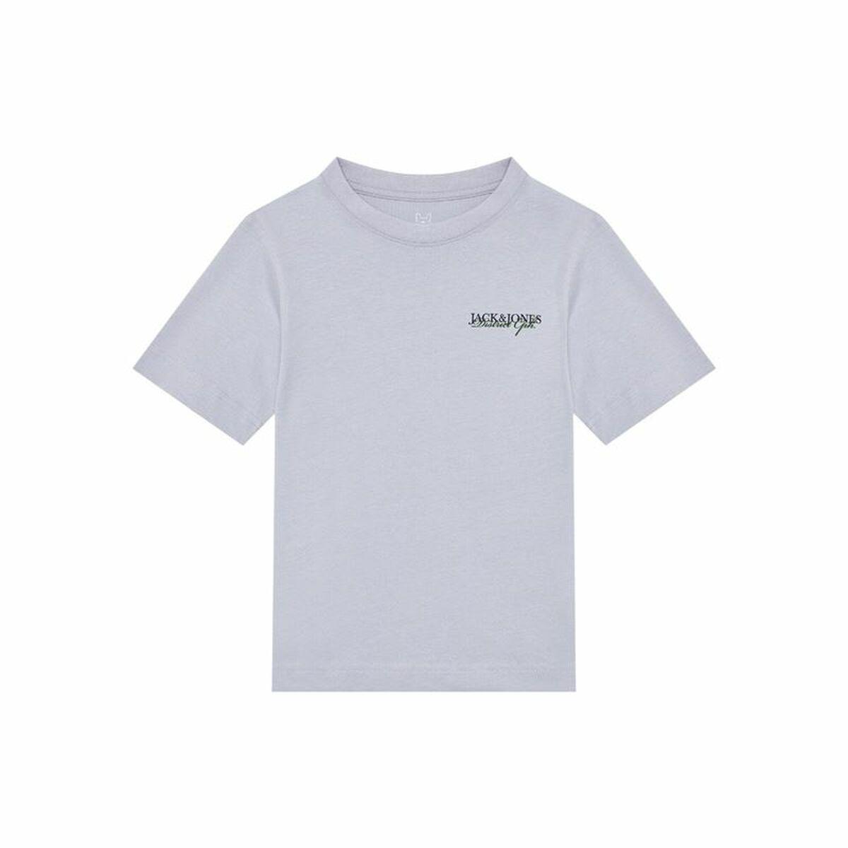 Camiseta de Manga Corta Infantil Jack & Jones Jorboston Photo w Neck Añil