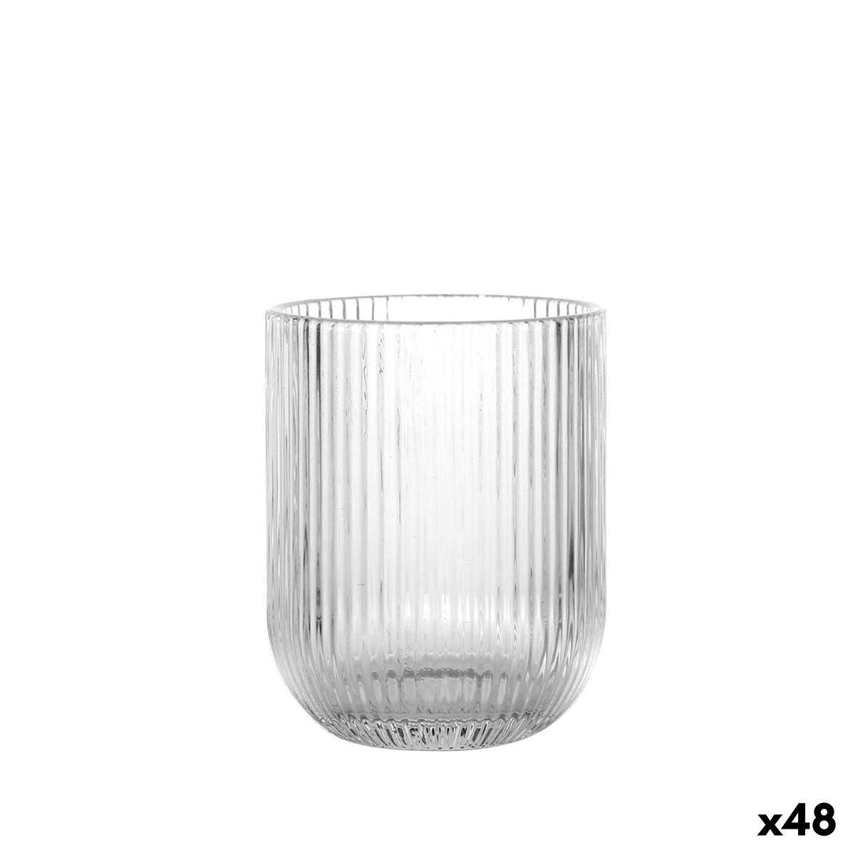 Vaso La Mediterránea Sonella Transparente Vidrio 270 ml (48 Unidades)