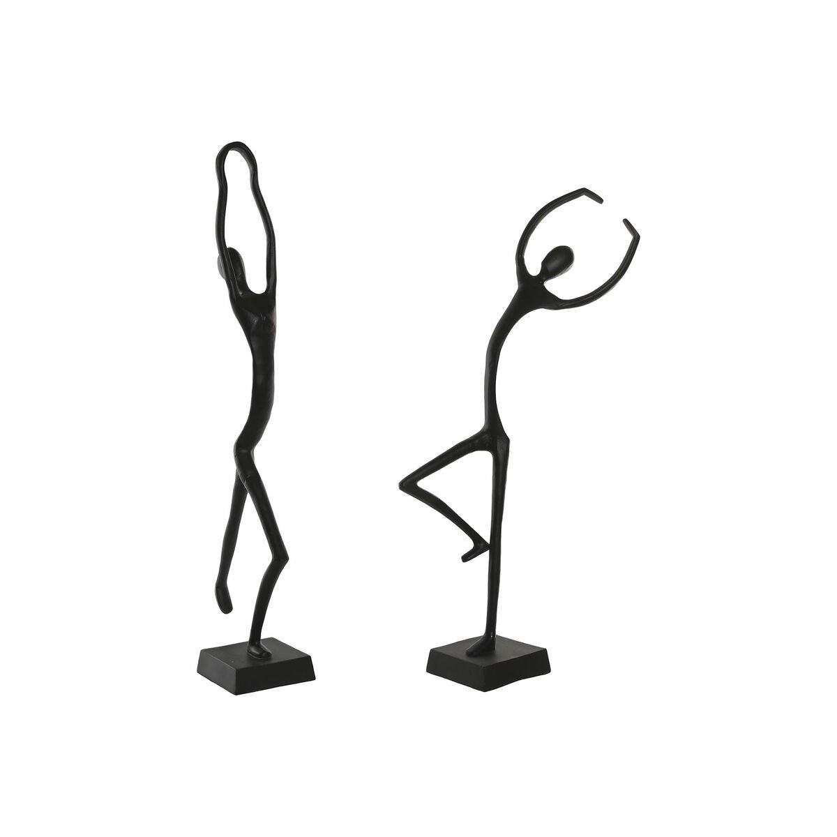 Figura Decorativa Home ESPRIT Negro baile (2 Unidades)