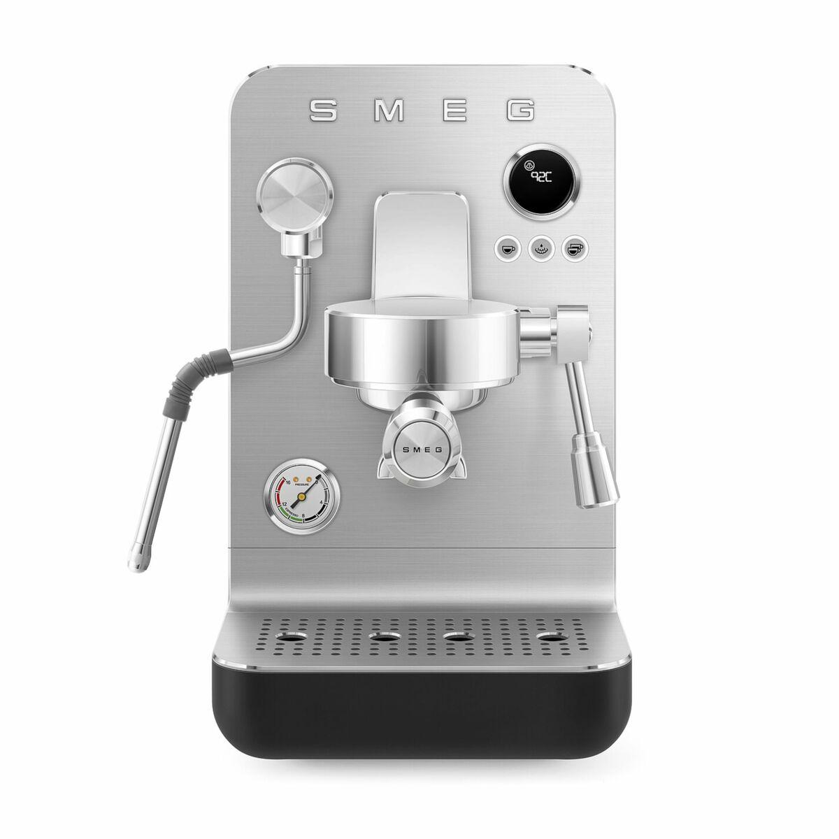 Cafetera Express de Brazo Smeg EMC02BLMEU Negro mate