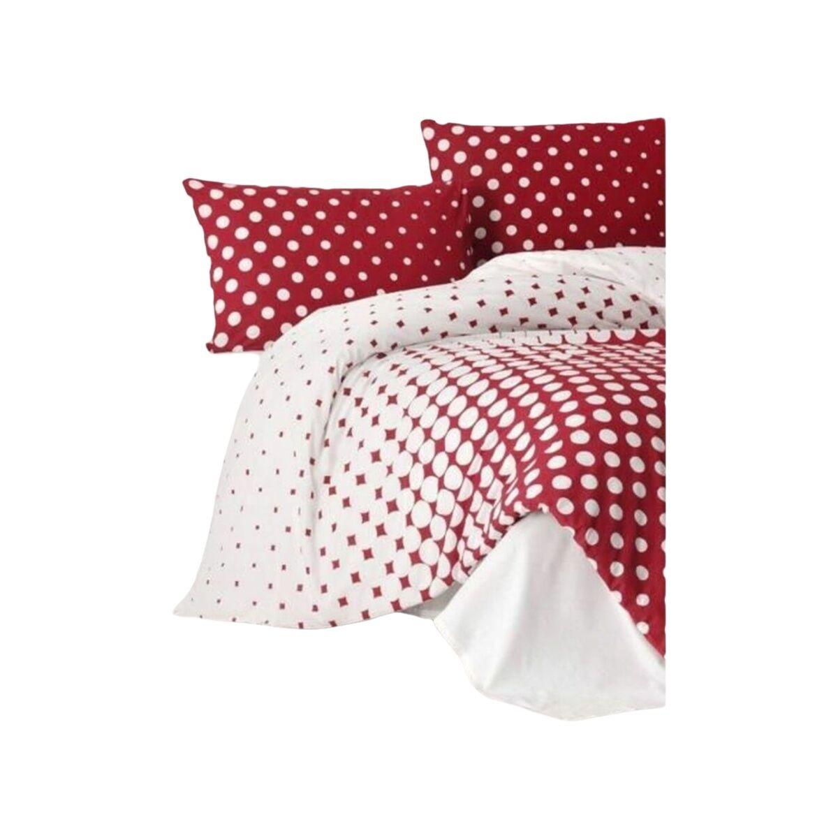 Juego de funda nórdica Rojo Cama de 200 3 Piezas