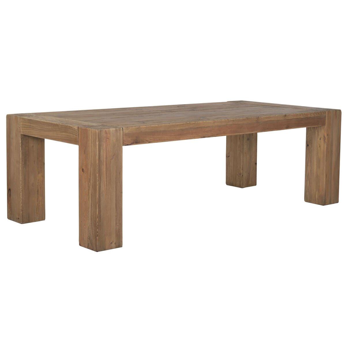 Mesa de Comedor Home ESPRIT Natural Pino Madera Reciclada 240 X 110 X 78 CM