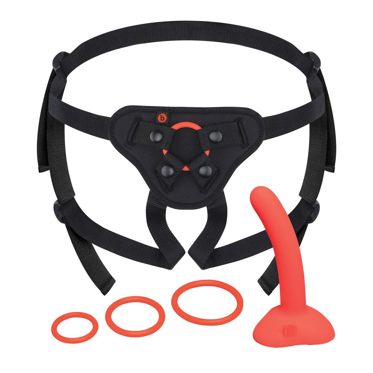 Consolador con arnés B-Vibe