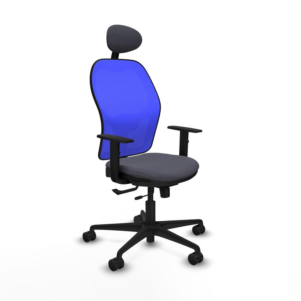 Silla de Oficina con Cabecero Jorquera Piqueras y Crespo 1D036N1 Gris oscuro