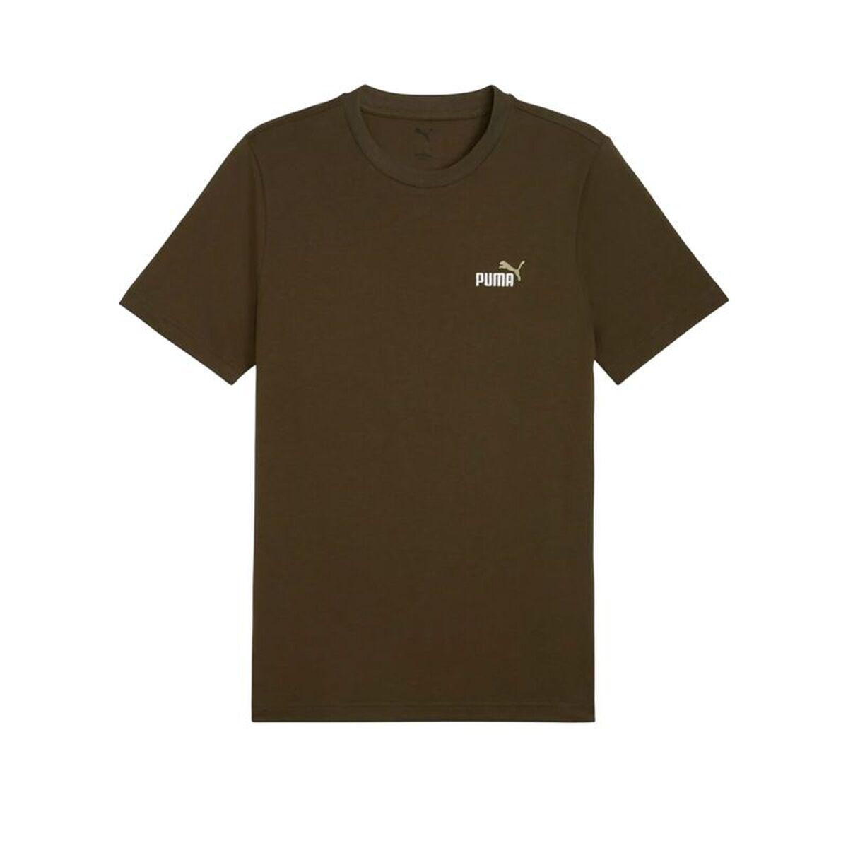 Camiseta de Manga Corta Hombre Puma Essentials 2 Color Oliva