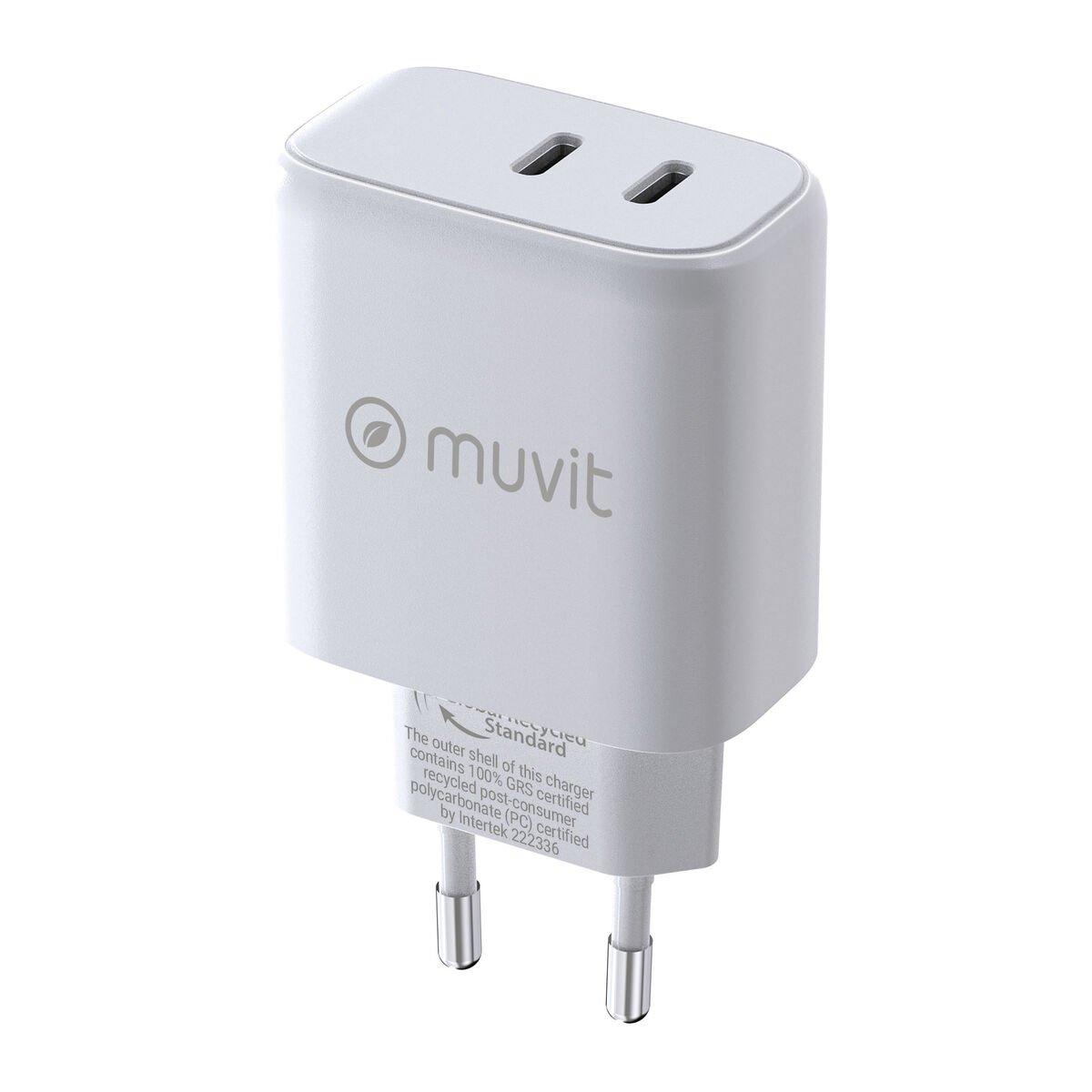 Cargador de Pared Muvit for Change HC-175 Blanco 20 W 45 W