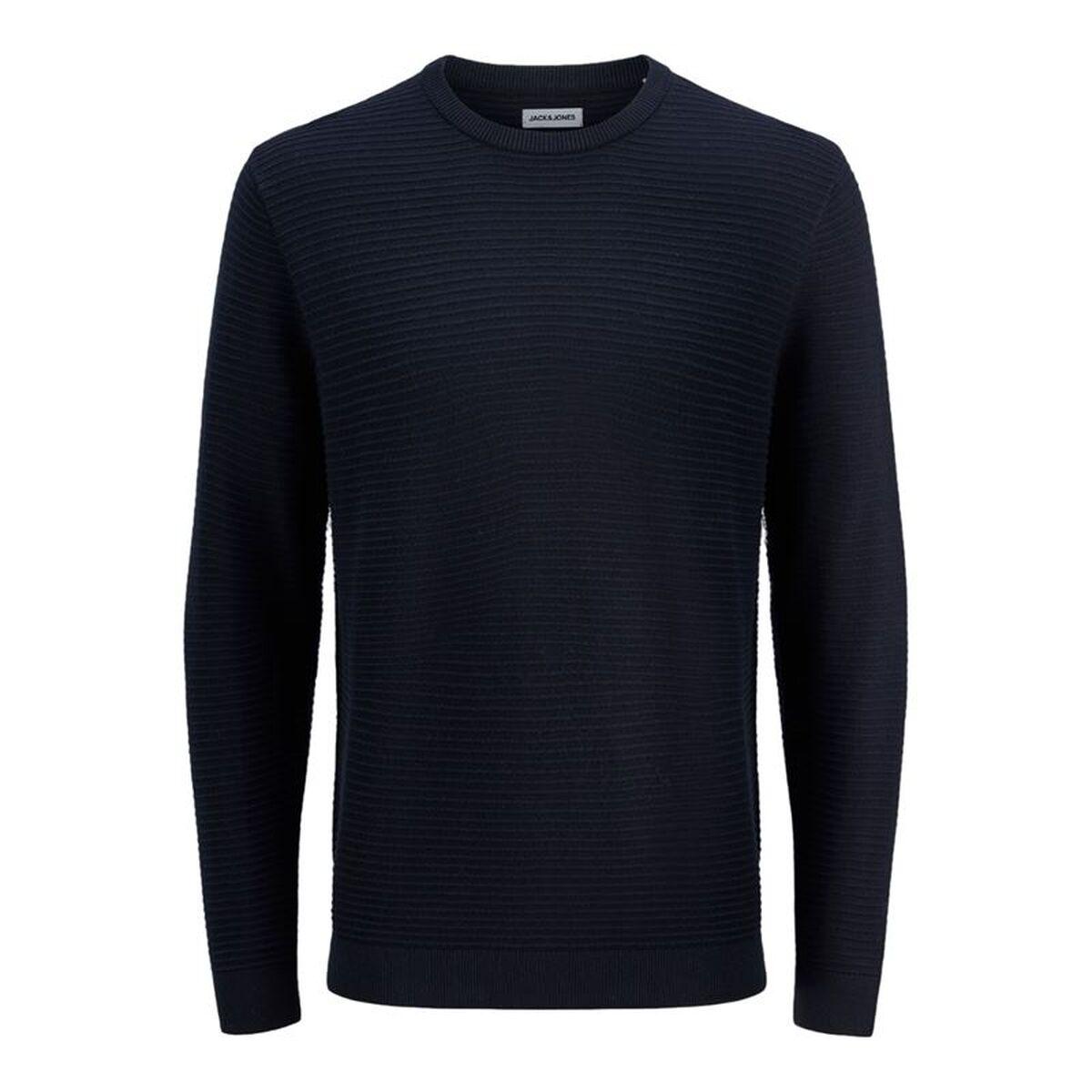 Sudadera sin Capucha Hombre Jack & Jones Jjotto Knit Crew Neck Sky Azul marino
