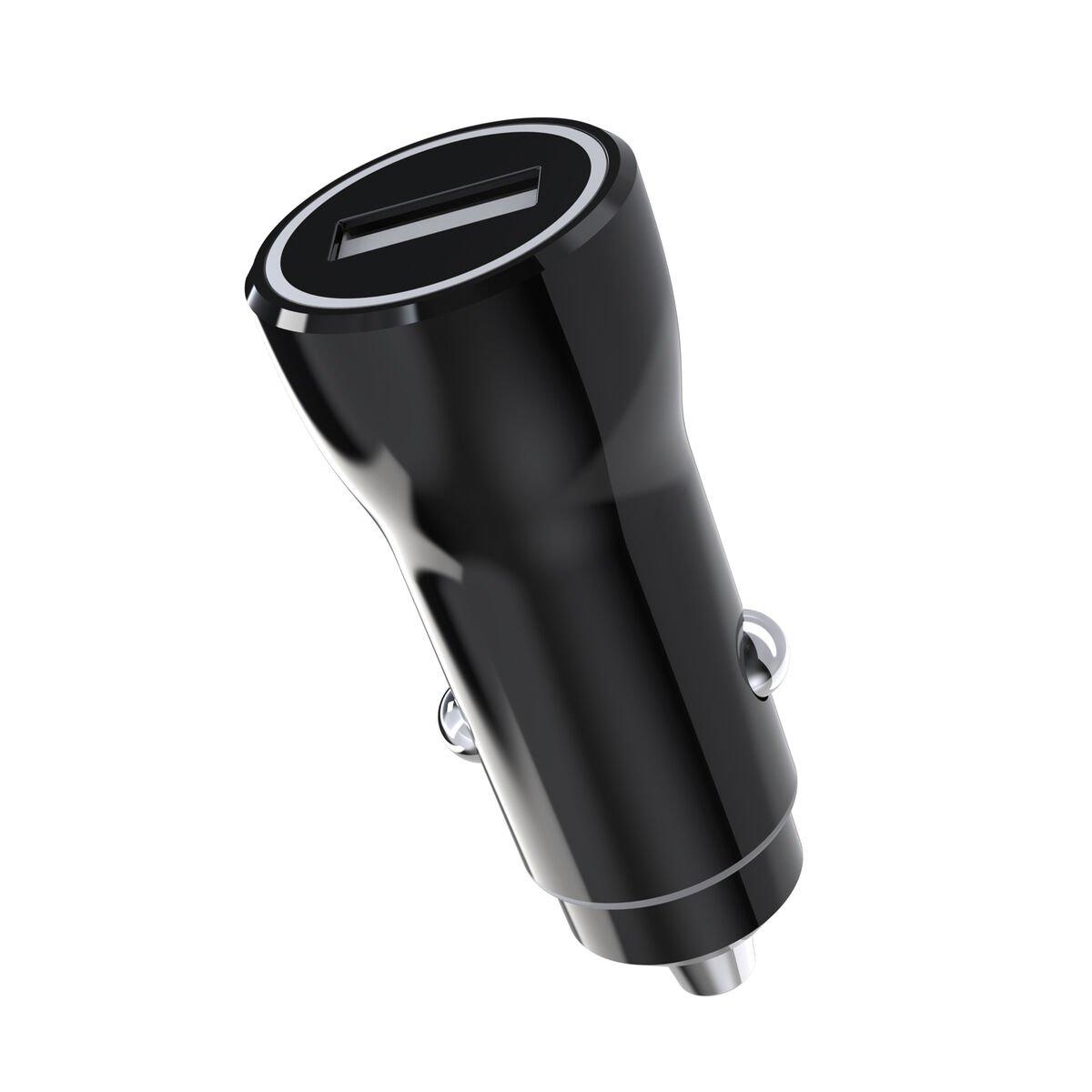 muvit for change cargador coche USB 2.4A 12W negro