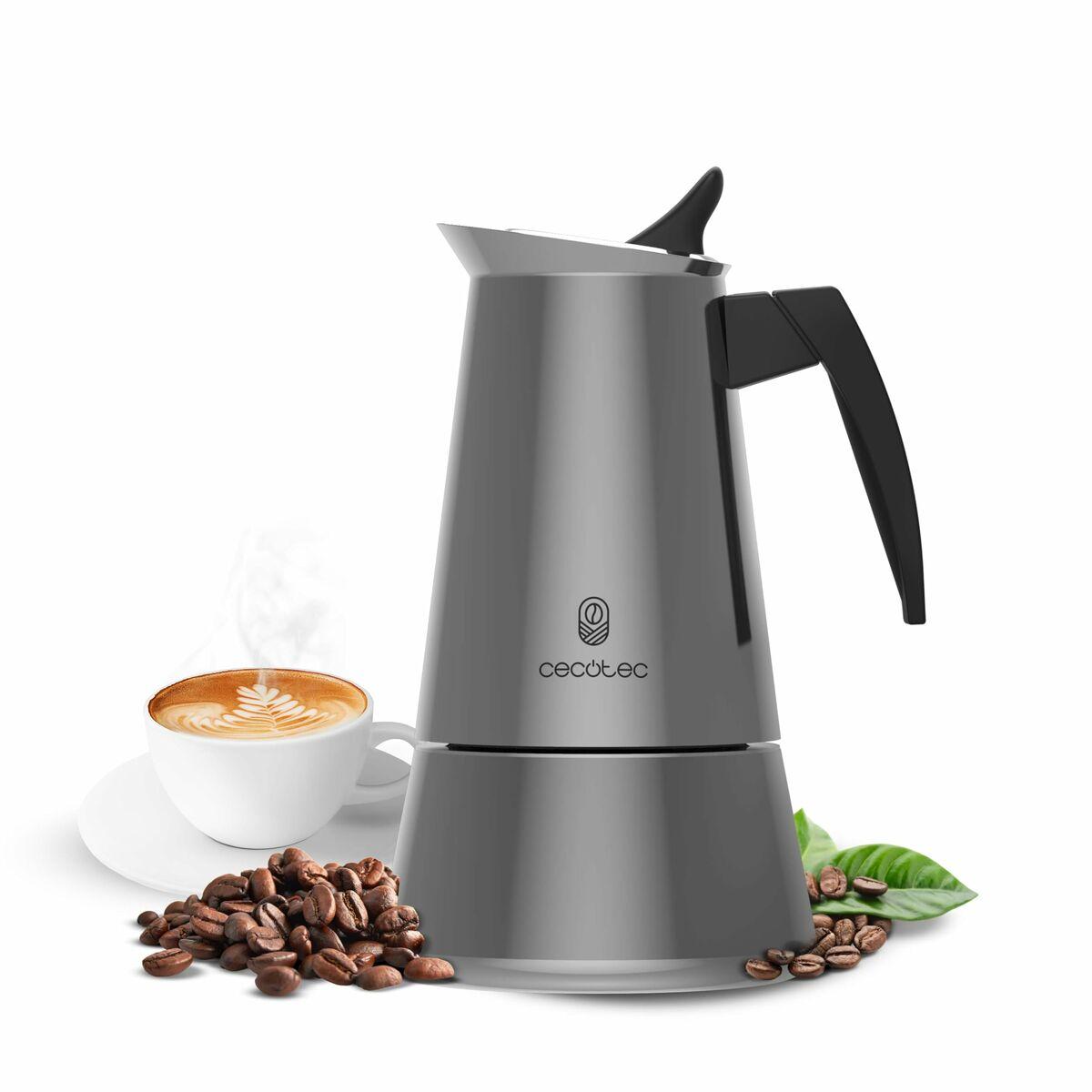 Cafetera Italiana Cecotec Piccolina 200 2 Tazas 100 ml Acero Acero Inoxidable