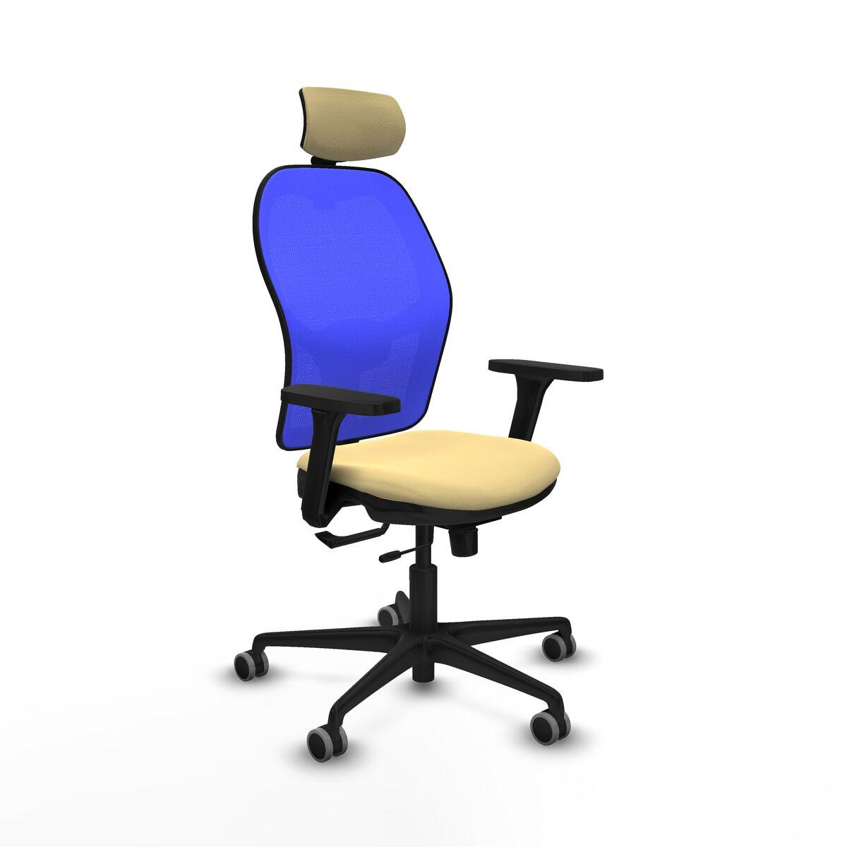 Silla de Oficina con Cabecero Jorquera Piqueras y Crespo 3D036G2 Crema