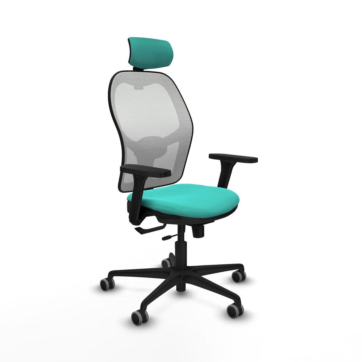 Silla de Oficina con Cabecero Jorquera Piqueras y Crespo 3D036G2 Turquesa