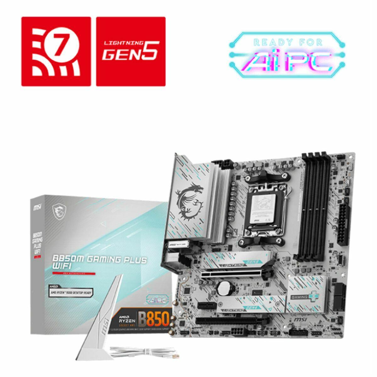 Placa Base MSI B850M GAMING PLUS WIFI6E AMD AM5 AMD