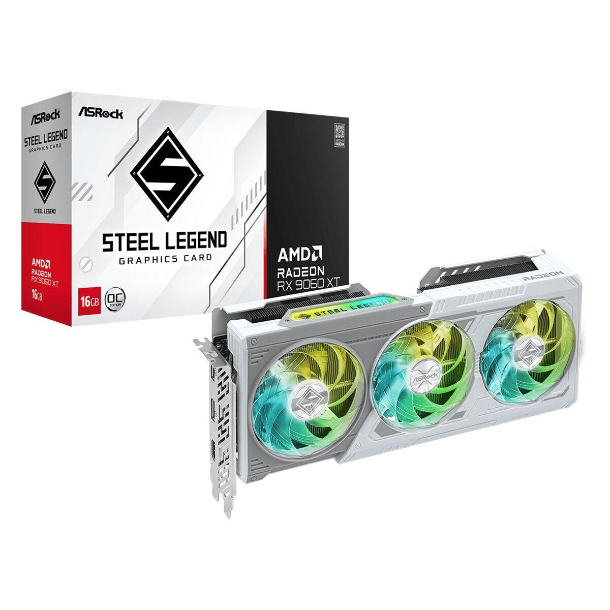 Tarjeta Gráfica ASRock RX9060XT SL 16GO GDDR6 RADEON RX 9060 XT 16 GB