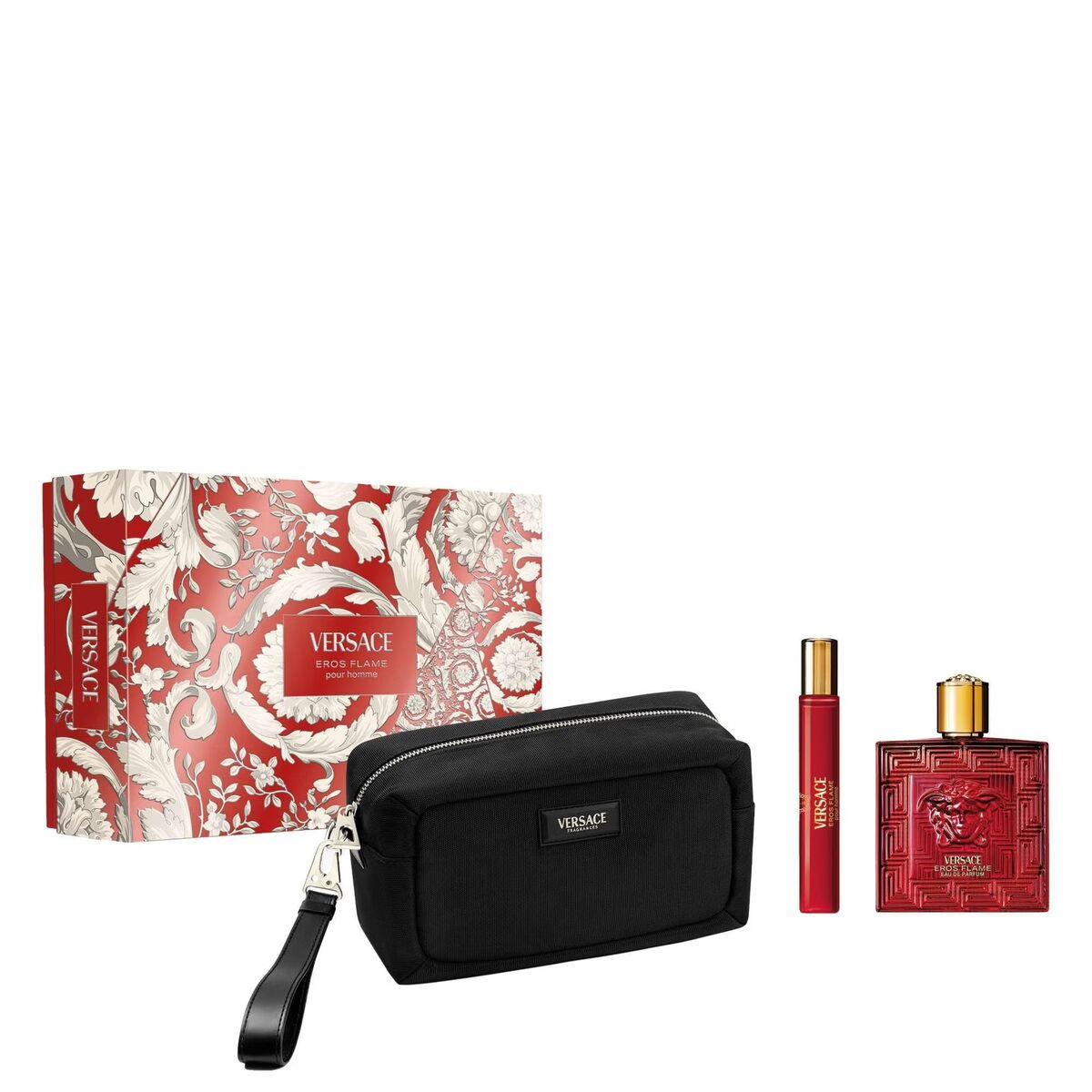 Set de Perfume Hombre Versace EROS FLAME 3 Piezas