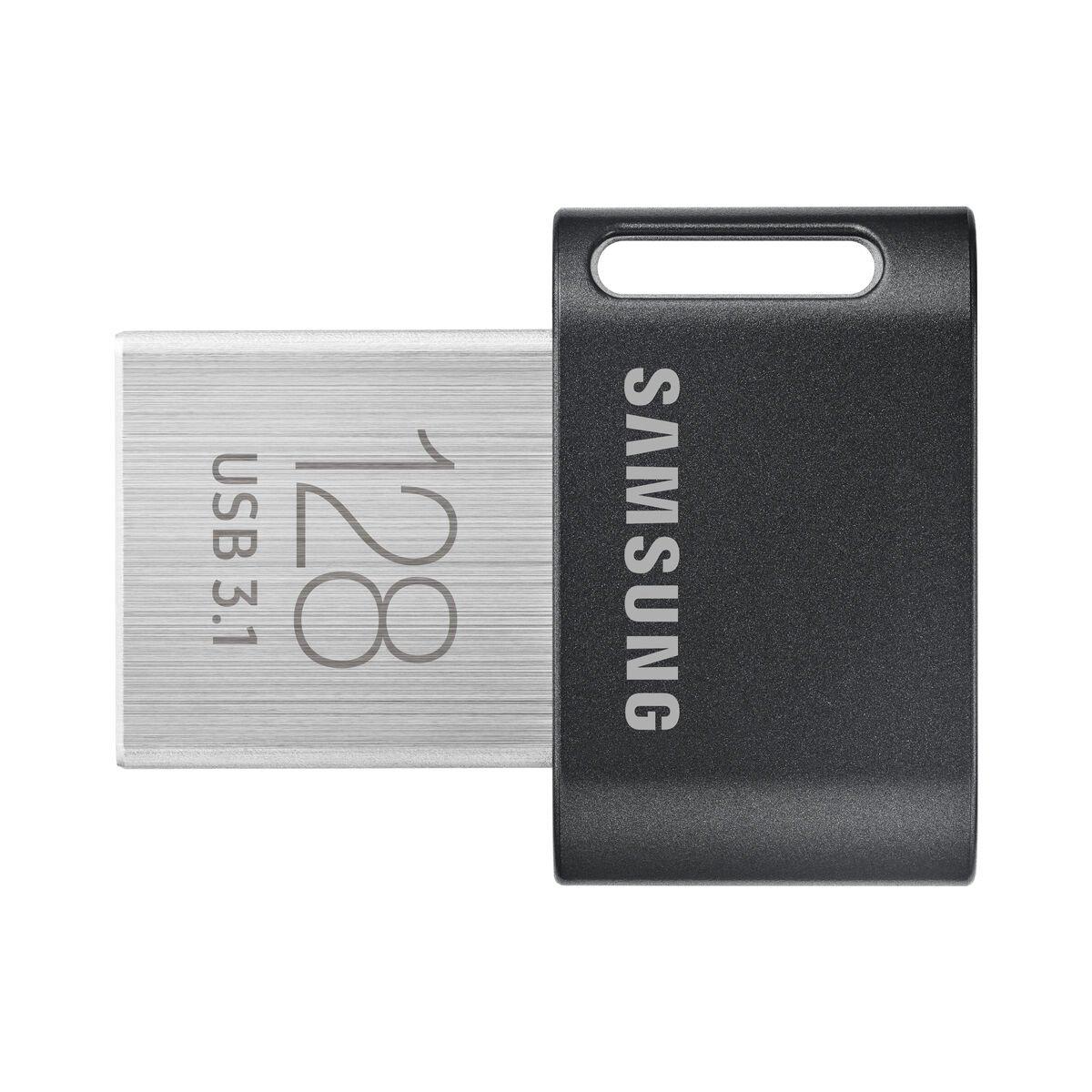 Memoria USB Samsung MUF-128AB Negro Plateado 128 GB