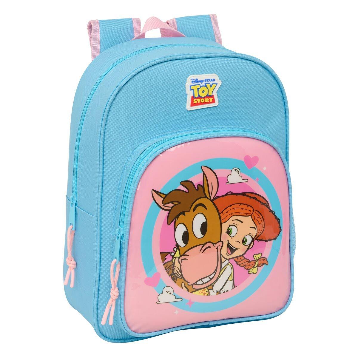 Mochila Escolar Toy Story Azul Rosa 26 x 34 x 11 cm