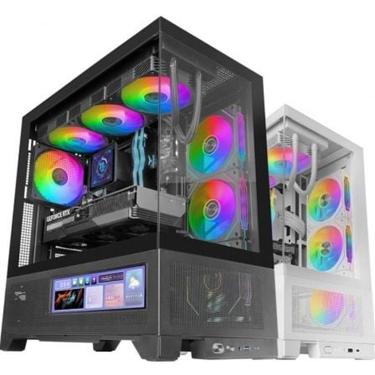 Caja Semitorre ATX Mars Gaming MCLCDX Negro