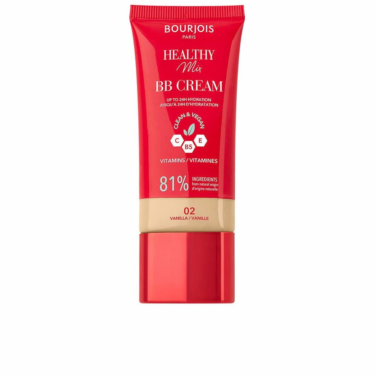 Crema Hidratante con Color Bourjois HEALTHY MIX Nº 02-Vanilla 30 ml