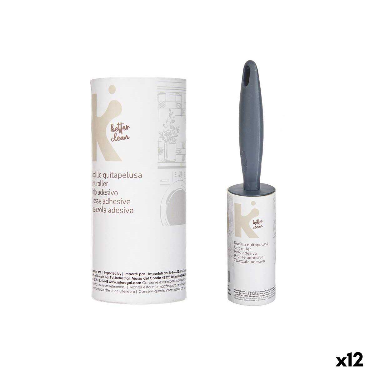 Cepillo Quitapelos Gris (12 Unidades)