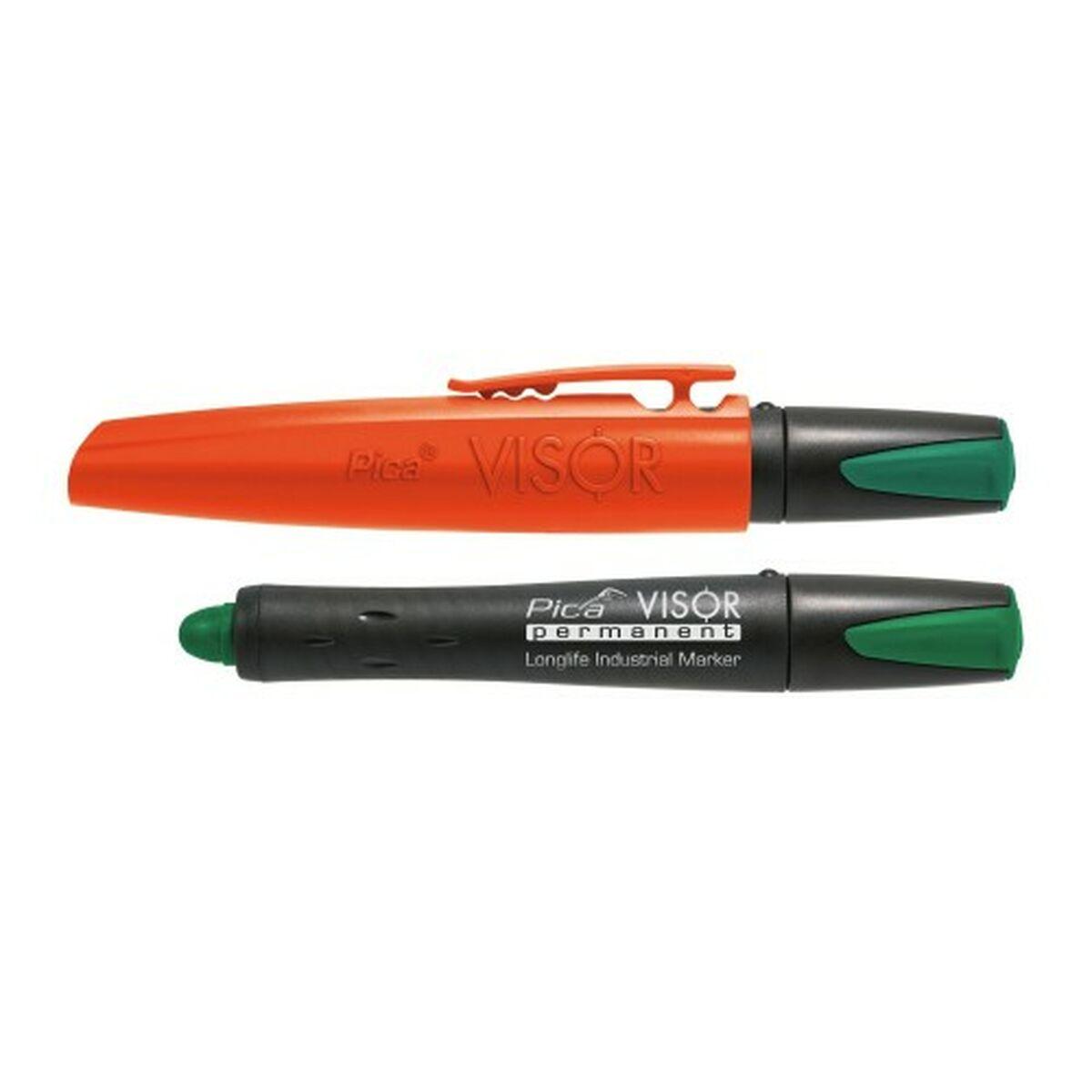 Marcador Pica 990/36 Permanente Verde Industrial