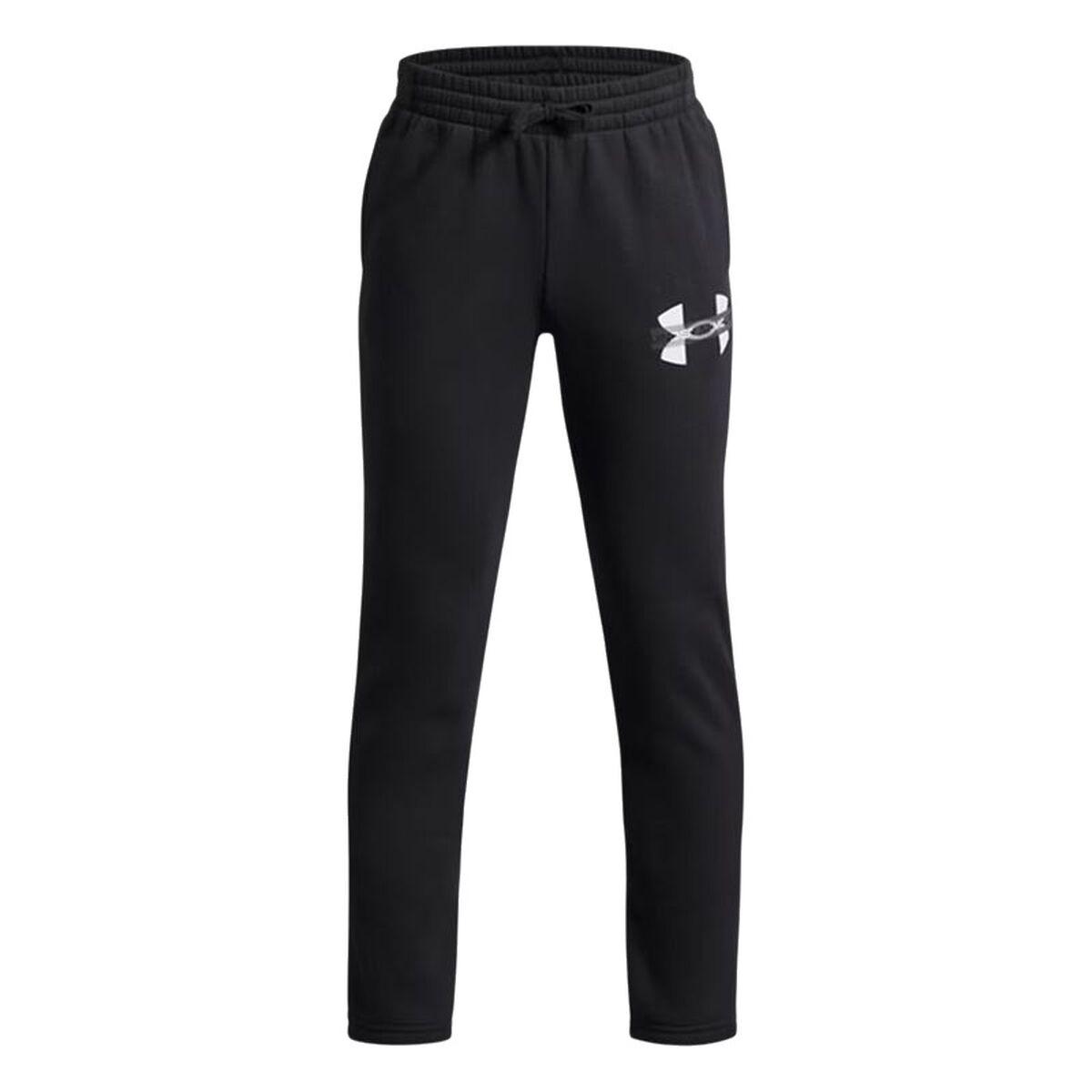 Pantalón Deportivo Infantil Under Armour Rival Flc Cblck Grphc Jgr Negro