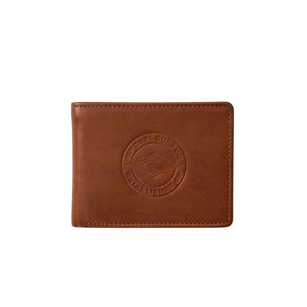 Cartera Hombre Rip Curl Stapler Pu All Day Marrón oscuro