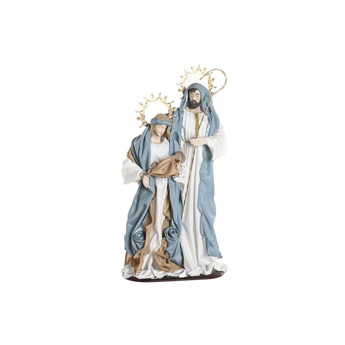 Belén de Navidad Home ESPRIT Azul Blanco 48 x 28 x 90 cm