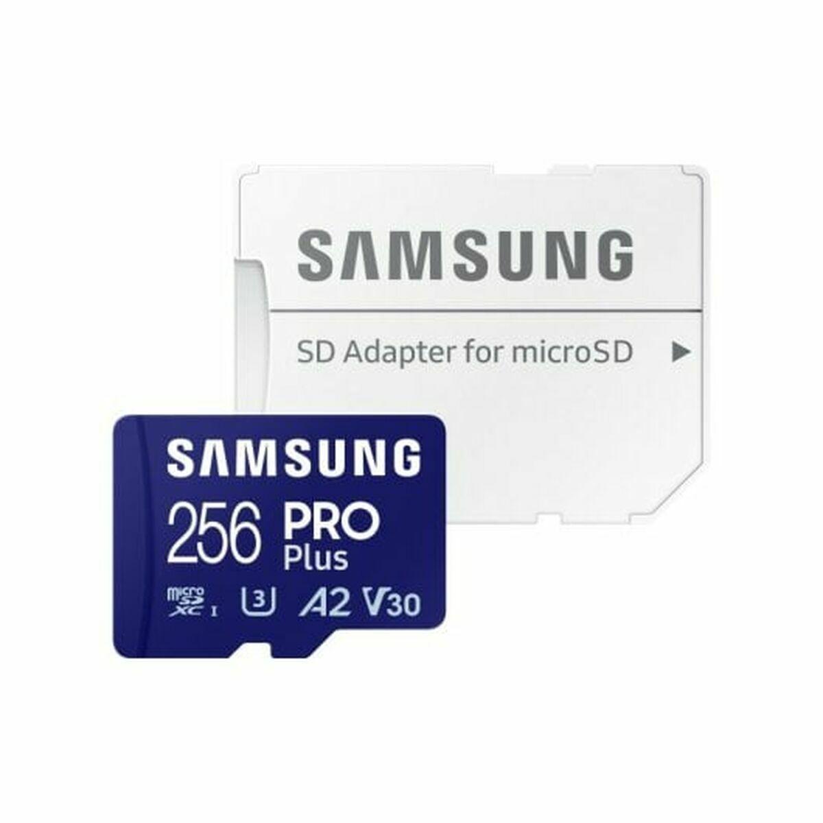 Tarjeta de Memoria Micro SD con Adaptador Samsung MicroSDHC PRO Plus 256GB