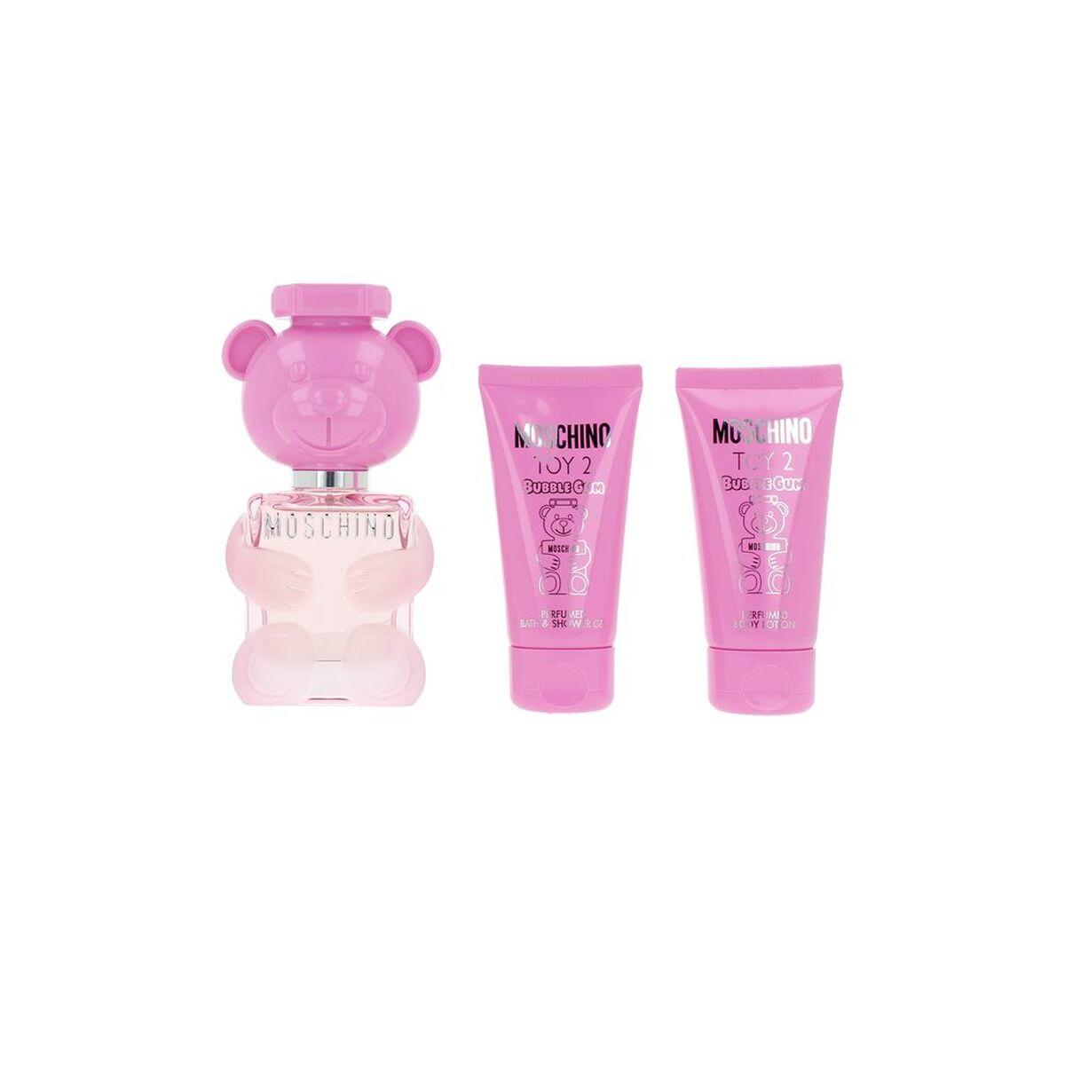 Set de Perfume Mujer Moschino TOY 2 BUBBLE GUM 3 Piezas