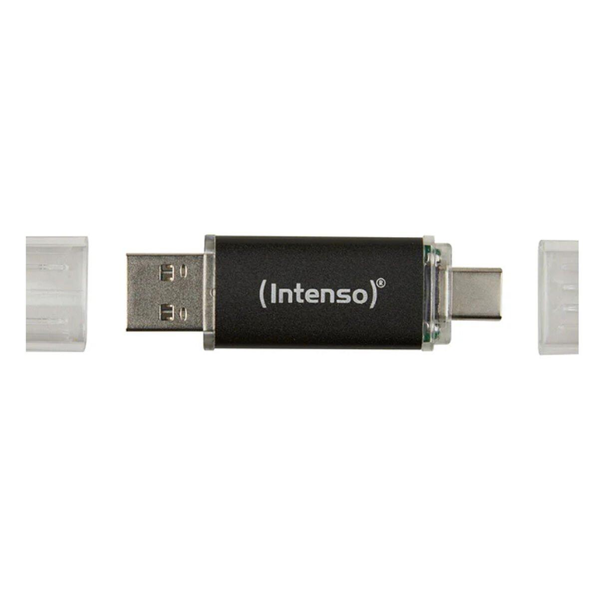 Memoria USB INTENSO Twist Line 256 GB Antracita (2 Unidades)