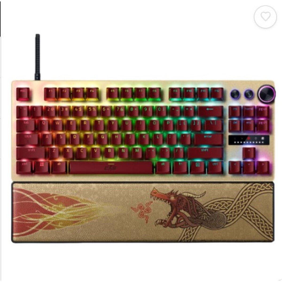 Teclado Gaming Razer HUNTSMAN V3 PRO (USA) TENKEYLESS COUNTER STRIKE 2 ED Negro Qwerty US