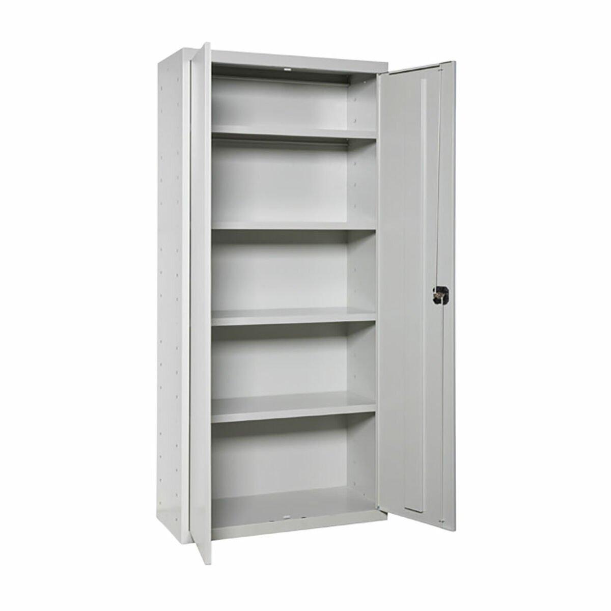 Armario Simon Rack Gris Metal 80 x 40 x 180 cm