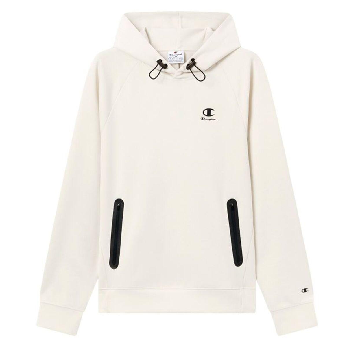 Sudadera con Capucha Hombre Champion C-Tech Blanco