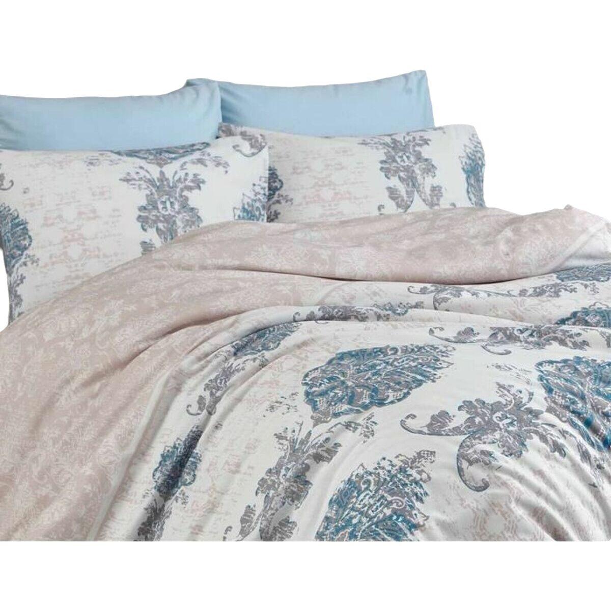 Juego de funda nórdica Azul Cama de 200 3 Piezas