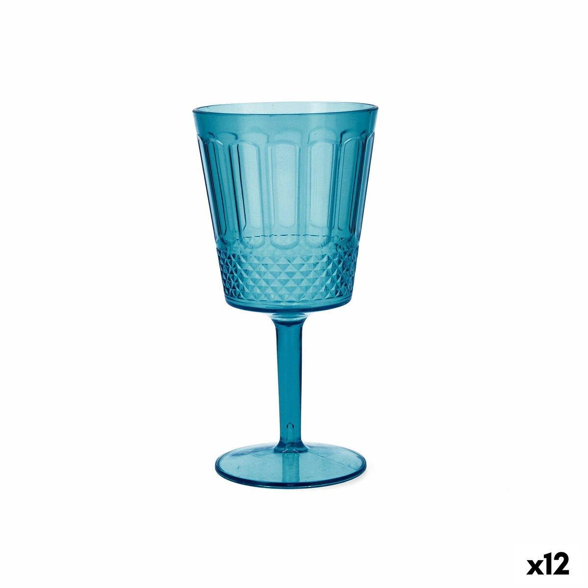 Copa Quid Gaia Turquesa Plástico 350 ml (12 Unidades)