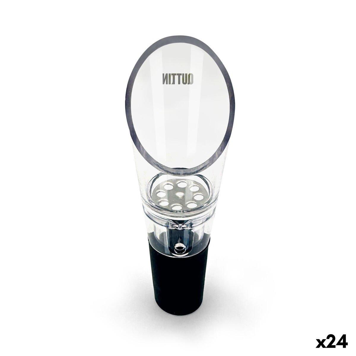 Tapón Vertedor Quttin Negro Transparente Plástico 9,3 X 3,2 CM (24 Unidades)