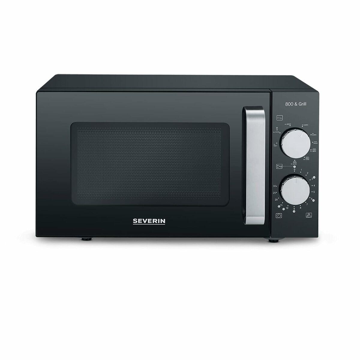 Severin Microondas 20 L 1000 W Grill acero inoxidable modelo 7762