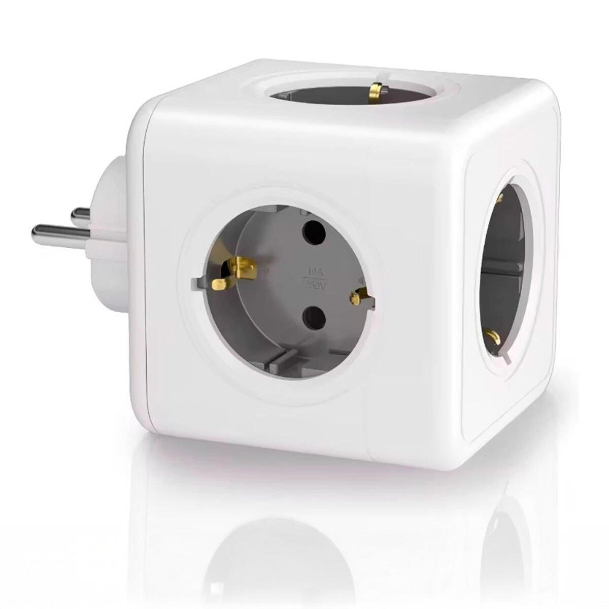 Regleta Enchufes 5 Tomas sin Interruptor Fbright Blanco 3680 W