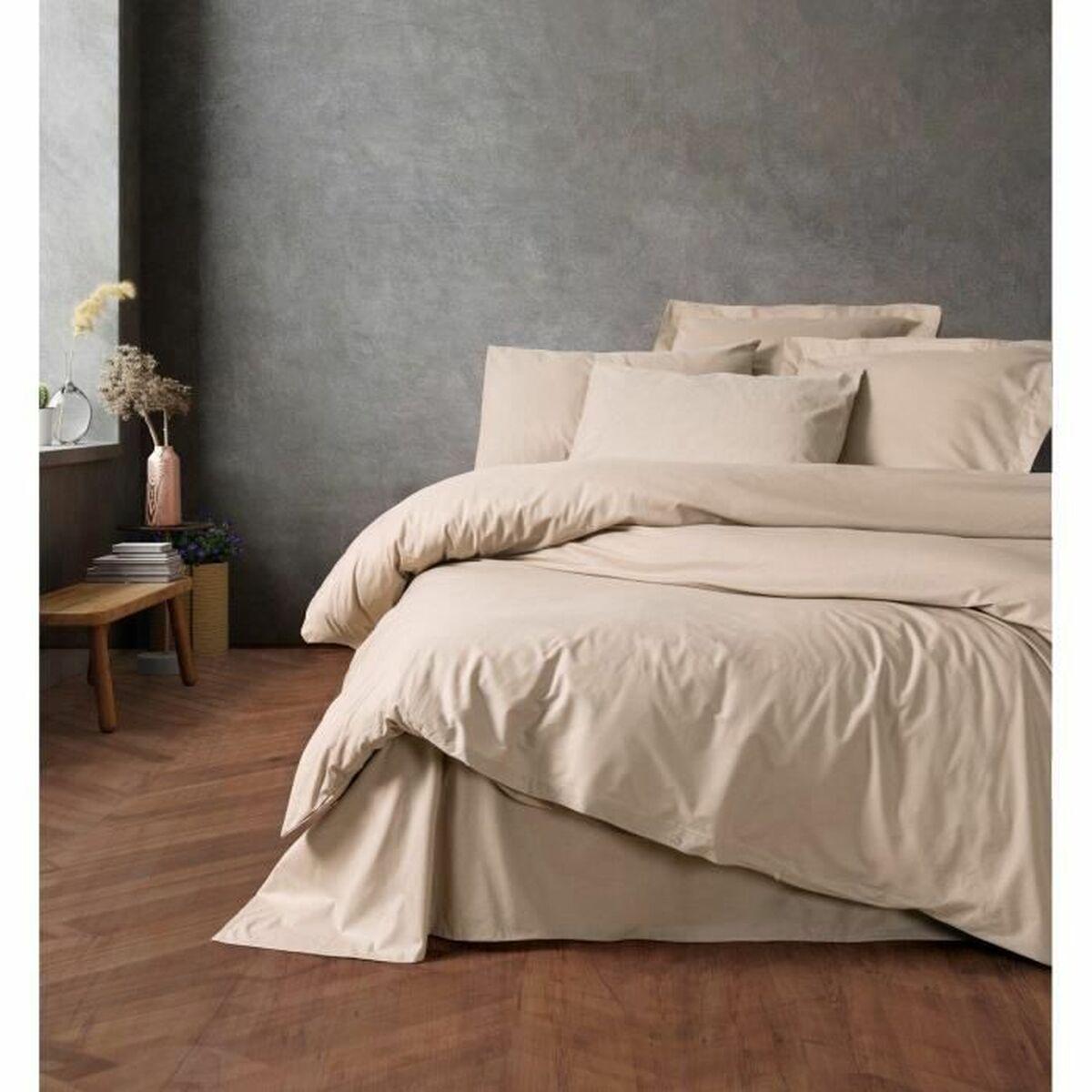 Juego de funda nórdica Beige 220 x 240 cm