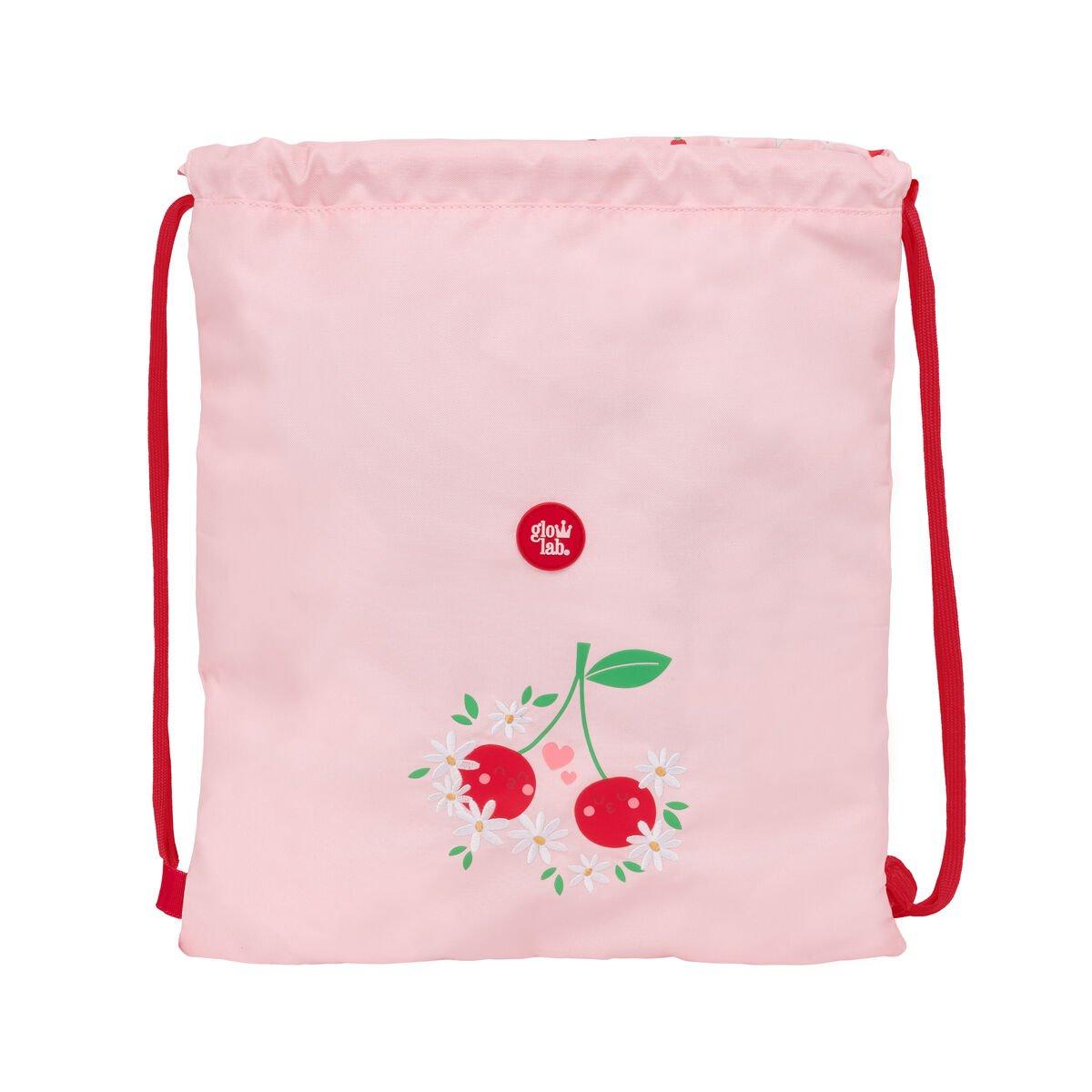 Bolsa Mochila con Cuerdas Glow Lab Frutitas 35 x 40 x 1 cm