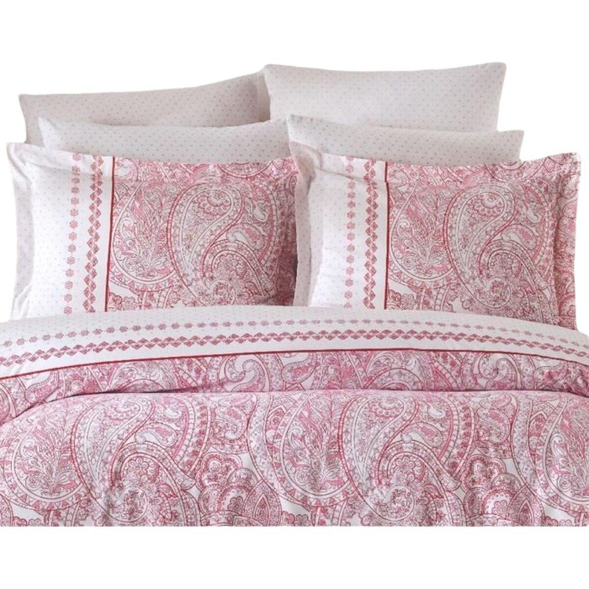 Juego de funda nórdica Rosa Cama de 200 3 Piezas