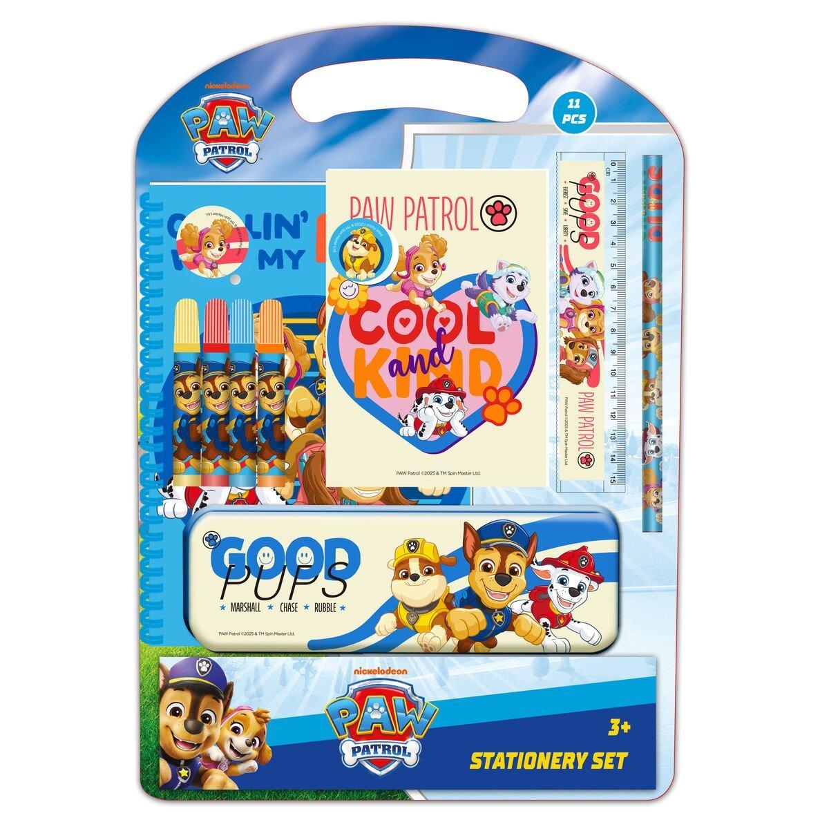 Set de Papelería The Paw Patrol Cool Azul Rojo