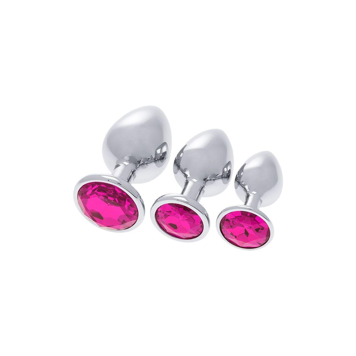 Plug Anal S Pleasures Rosa Plateado