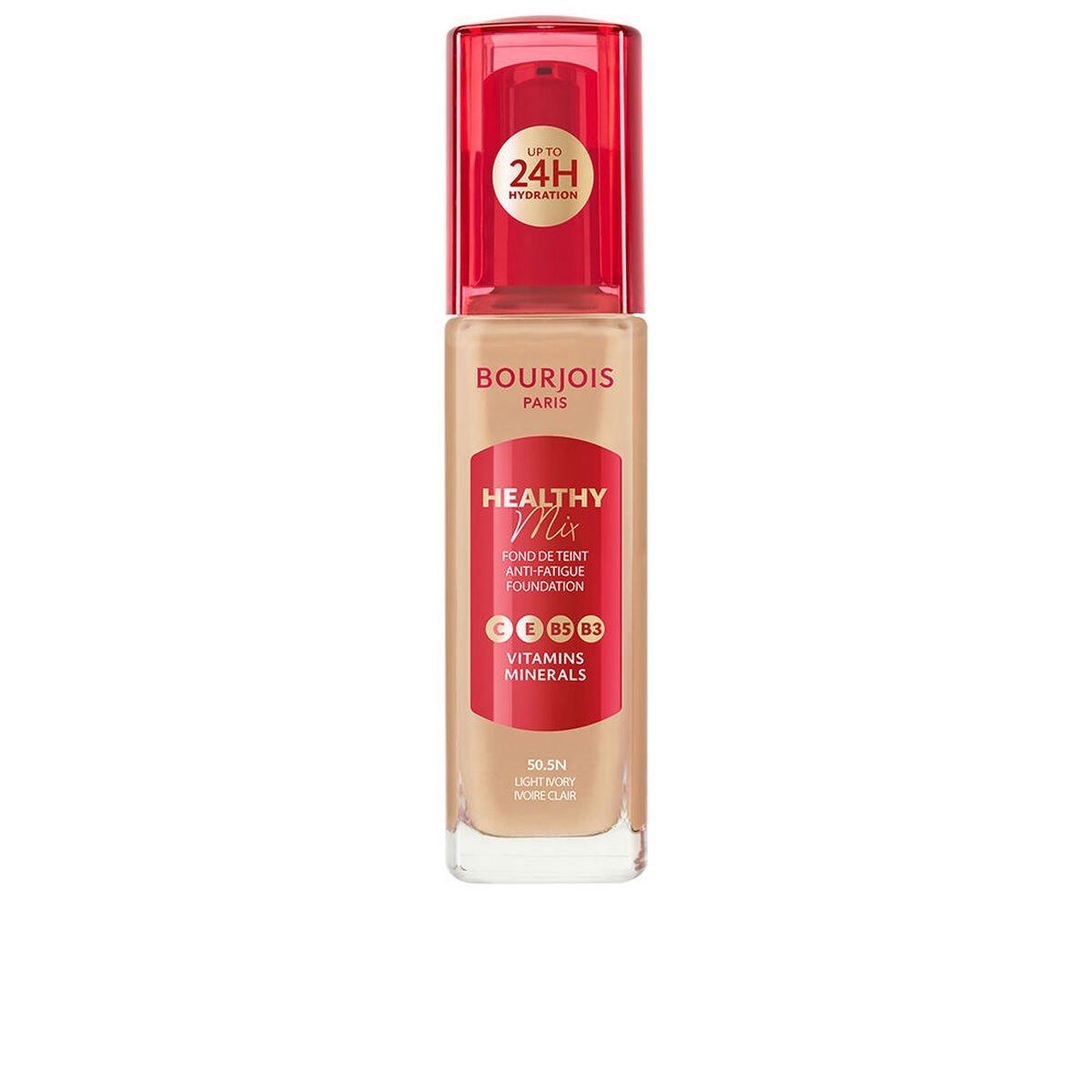 Base de Maquillaje Fluida Bourjois HEALTHY MIX Nº 50.5n-Light Ivory 30 ml