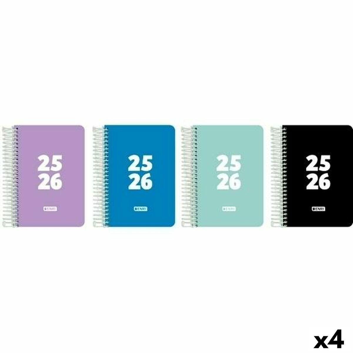 Agenda ENRI Teens 1/4 15 x 21 cm 2025-2026 (4 Unidades)