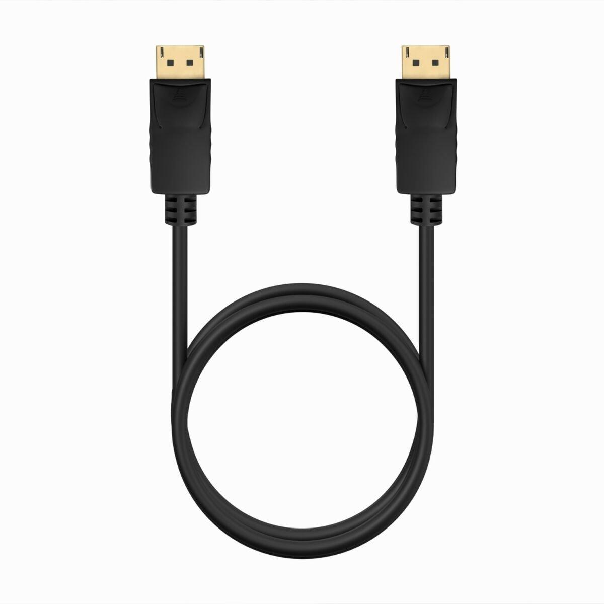 Cable DisplayPort Aisens A124-0738 Negro 1 m 4K Ultra HD